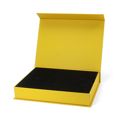 Customized Luxury Rigid Magnetic Notebook Gift Box Packaging With EVA Foam Insert