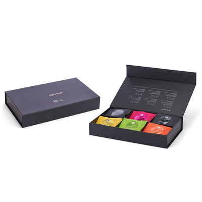 Custom Printed Luxury Tea Bags Gift Packaging Tea Assortment Boxes